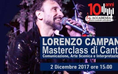 LORENZO CAMPANI – MASTERCLASS DI CANTO